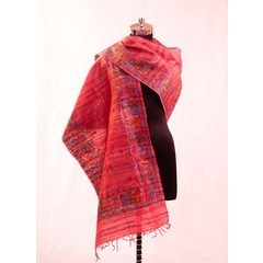 Silk Stole-Red
